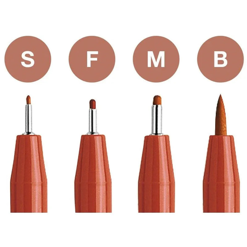 Faber Castell PITT Artists' Pens Sets - Sanguine (Set of 4)