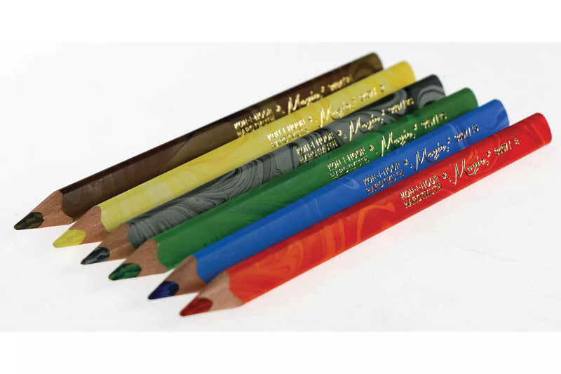 Koh-I-Noor Jumbo Magic Triangle Pencils (Set of 6)
