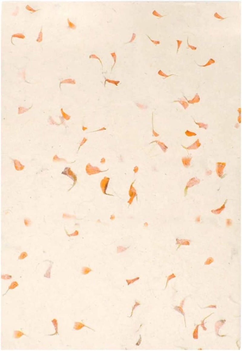 Handmade Marigold Lokta Paper Sheet (50x75cm)
