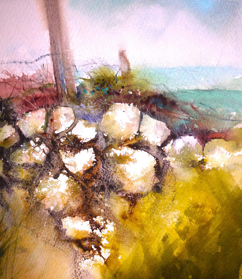 Experimental Landscapes In watercolour by Ann Blockley