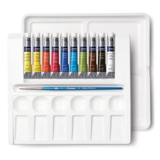 Winsor & Newton Cotman Watercolour Tube Palette Box (Set of 13)
