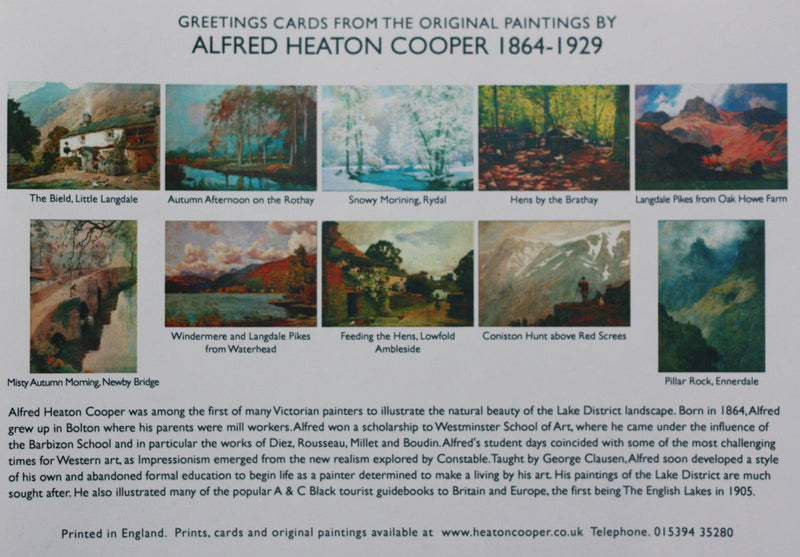 Greetings Cards - Pack of 10 Cards by Alfred Heaton Cooper (1863 - 1929)