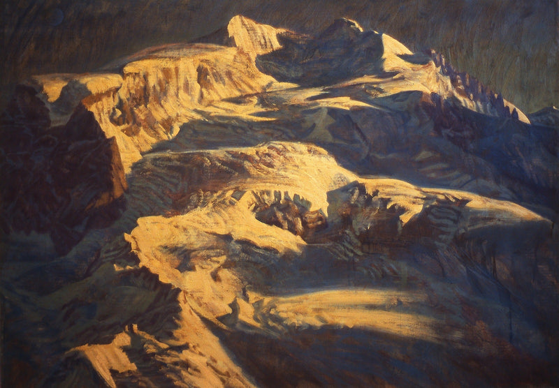 Monte Rosa, Evening, 1993 by Julian Cooper (b. 1947)