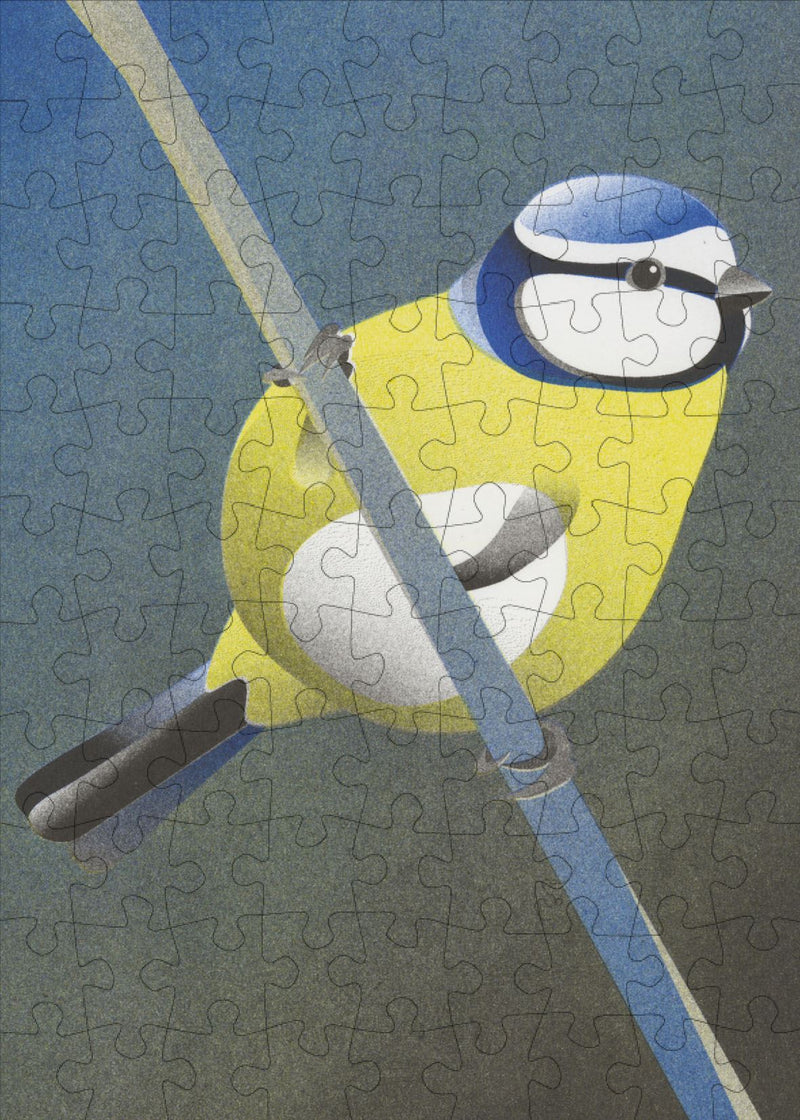 Blue Tit 99 Mini Jigsaw Puzzle