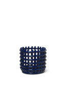 Ferm Living Small Ceramic Basket Blue