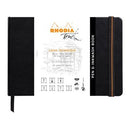 Clairefontaine Rhodia Touch Pen & Inkwash Book A5 Landscape - Black