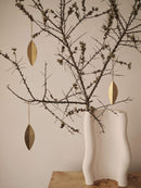 Ferm Living Leaf Brass ornaments (Set of 4)