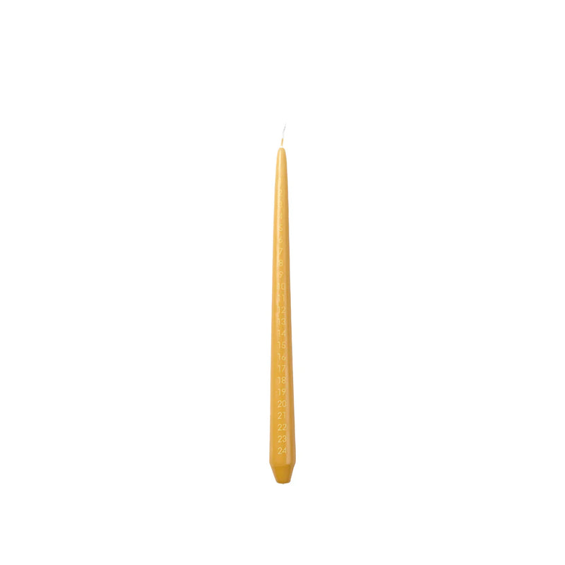Advent Taper Calendar Candle