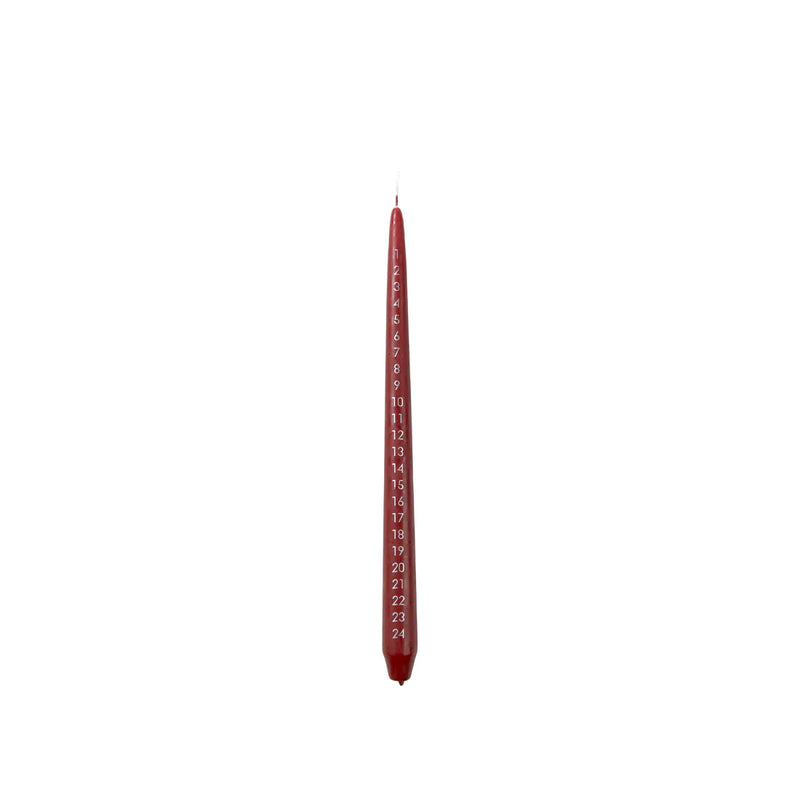 Advent Taper Calendar Candle