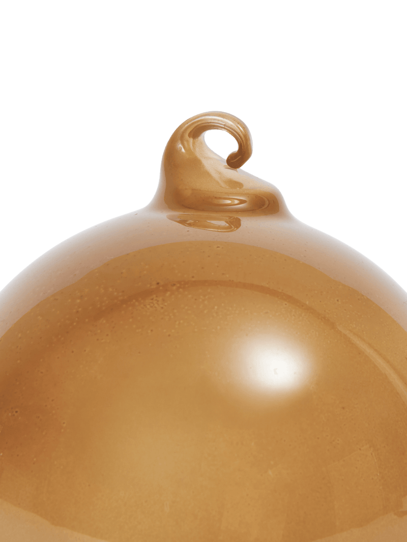 Glass Baubles Small Set of 3 Roseate Opaque