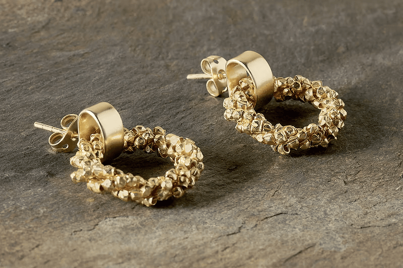 Gold Mula Earrings