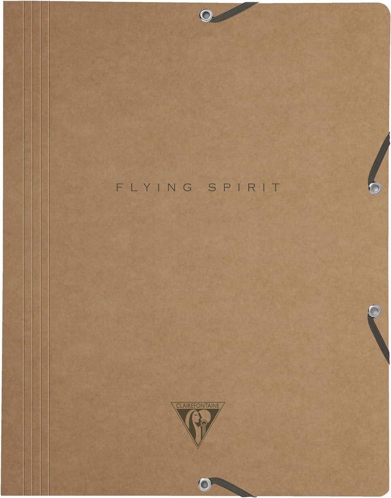Flying Spirit Kraft Folder with Elastic Strap (A4)