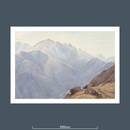 Bowfell from Pike o' Stickle by William Heaton Cooper R.I. (1903 - 1995)