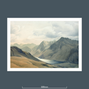 Buttermere from Whiteless Pike by William Heaton Cooper R.I. (1903 - 1995)