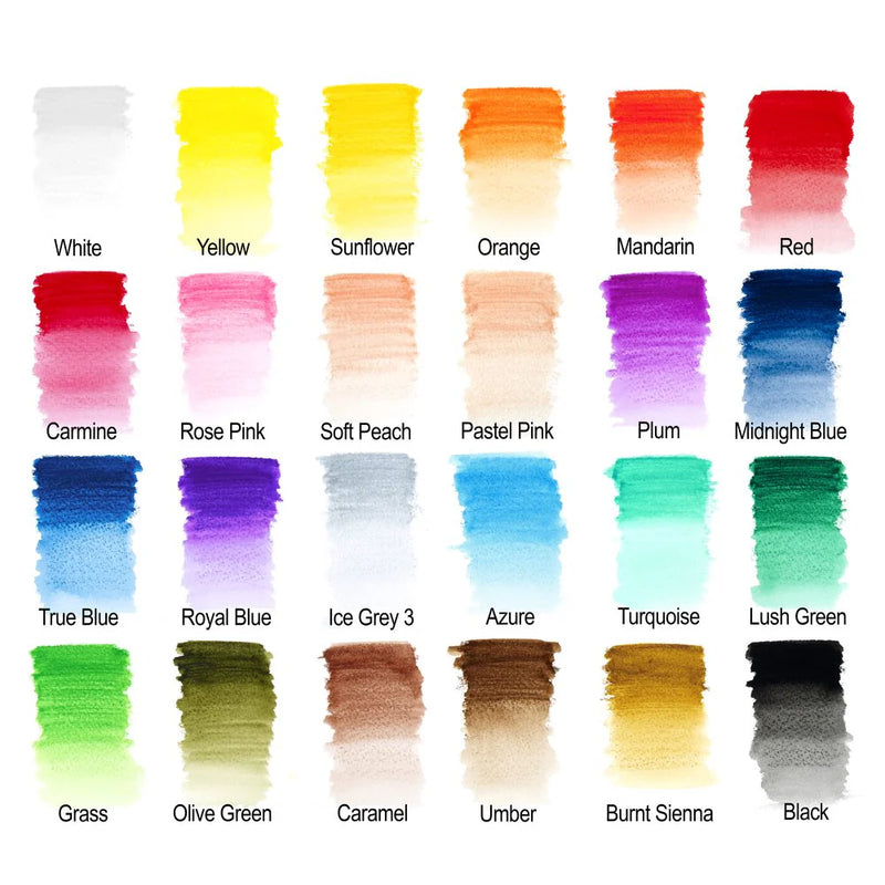 Winsor & Newton Watercolour Pencil Tin (Set of 24)