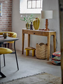 Abella Vase, Yellow, Stoneware