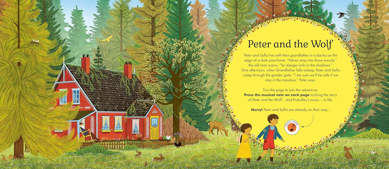 The Story Orchestra: Peter and the Wolf: Press the note to hear Prokofiev's music by Jessica Courtney Tickle