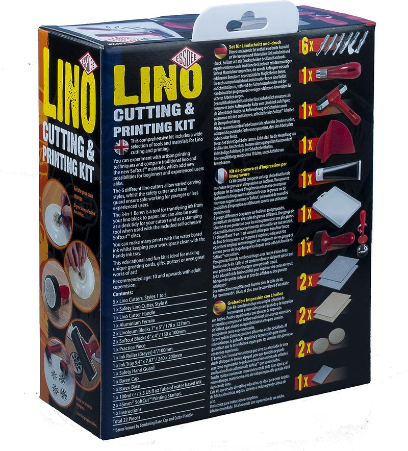 Essdee Lino Cutting & Printing Kit (Set of 23)