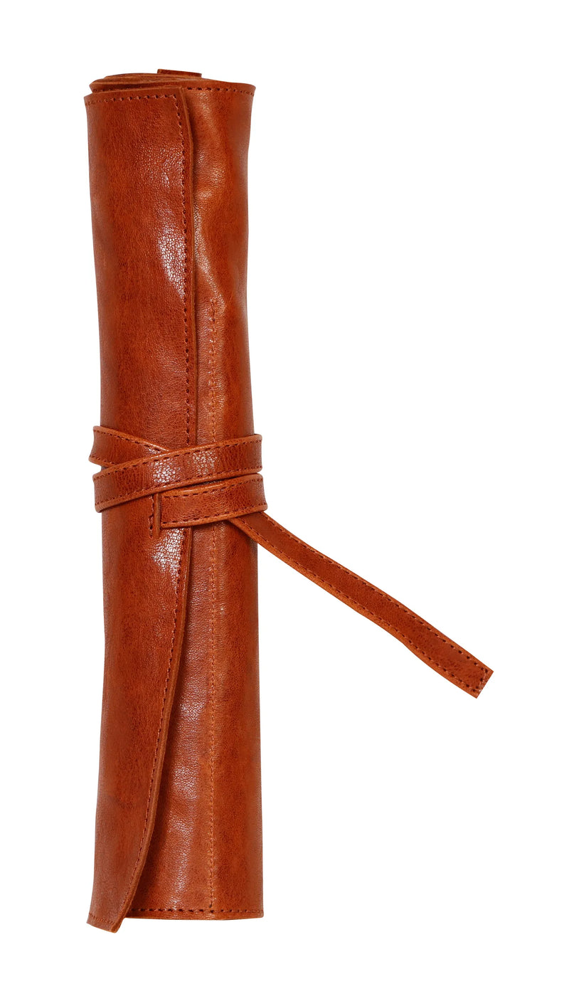 Flying Spirit Genuine Brown Leather Roll