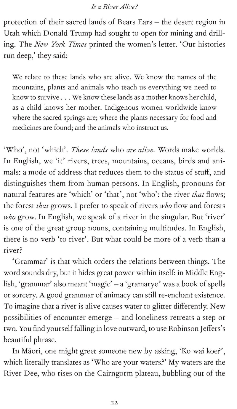 Is A River Alive (HB) by Robert Macfarlane