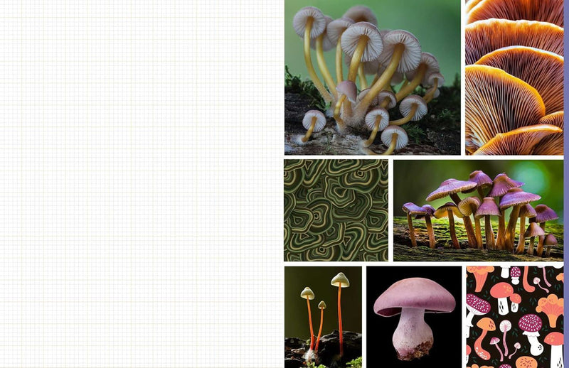 Cut and Collage Mushroom and Fungi (PB)