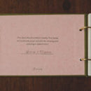 Ringbound Fabric Covered Sketchbook Moss Green - White Paper