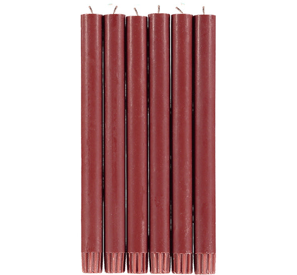 Guardsman Red Eco Dinner Candles (Set of 6)