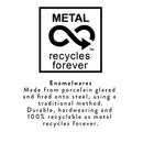 Medium Enamel Utensil Holder