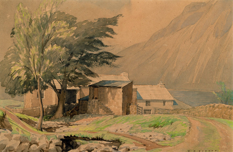 Bowderdale Farm, Wastwater - Original Painting by William Heaton Cooper R.I. (1903 - 1995)