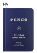 Penco Soft PP Notebook B7 Grid Navy