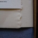 Deckle Edged Paper Box - Small Cloth Blue