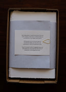 Deckle Edged Paper Box - Small White