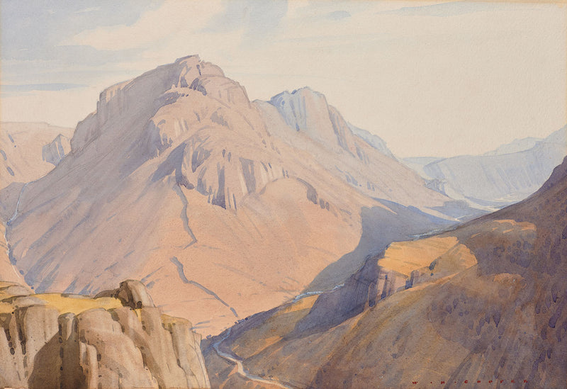 Eagle Crag Langstrath, Borrowdale - Original Painting by William Heaton Cooper R.I. (1903 - 1995)