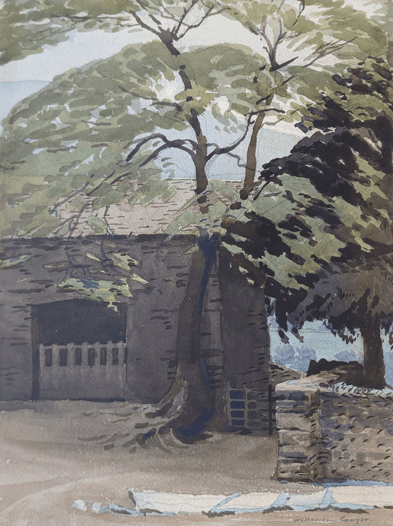 Farm Yard at Troutbeck - Original Painting by William Heaton Cooper R.I. (1903 - 1995)