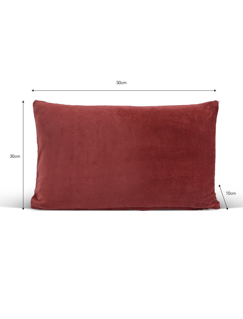 Foxcote Cushion Velvet Rust