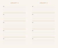 Charcoal Canvas One Line a Day by Chronicle Books