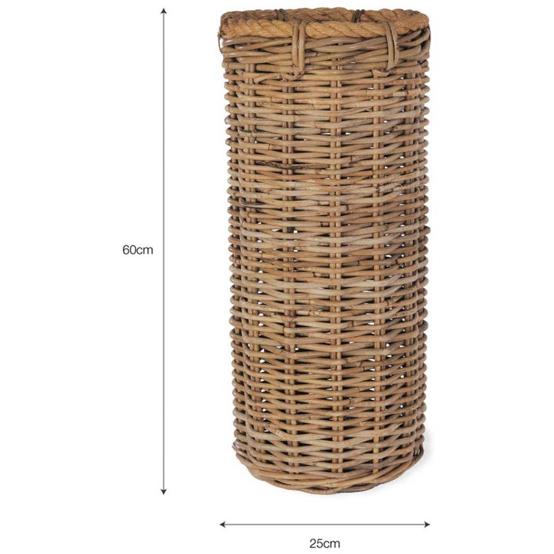 Holkham Umbrella Stand - Rattan