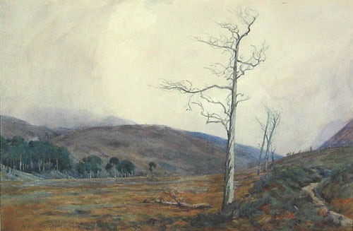 Glen Luibeg, Near Aviemore, 1922 – Original Painting by Alfred Heaton Cooper (1863 - 1929)
