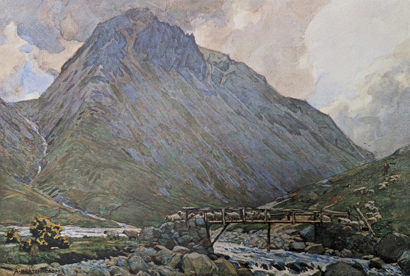 Great Gable, Wasdale by Alfred Heaton Cooper (1863 - 1929)