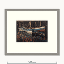 Boys Fishing, Whitby, 1921 by William Heaton Cooper R.I. (1903 - 1995)