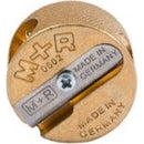 M&R Brass Pencil Sharpener Circular Double