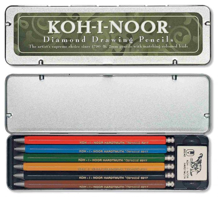 Koh - I - Noor Set of Mechanical Pencils (Set of 6)