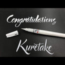Kuretake Zig Cartoonist Brush Pen (White)