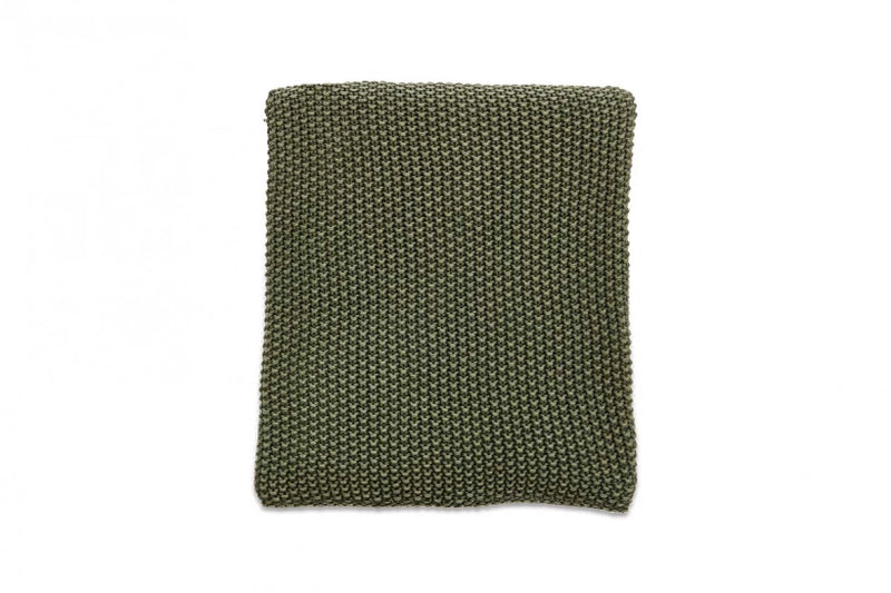 Moss Stitch Cotton Throw (Multiple Colours)