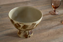 Terra Footed Bowl (Khaki Green)