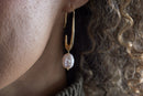 Omi White Pearl Earrings