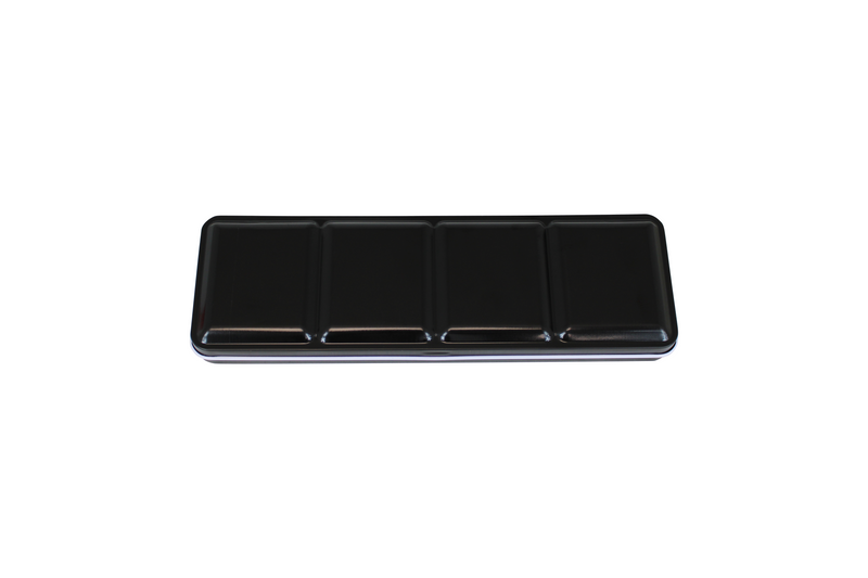 Metal Enamelled Watercolour Tin 24 x 1/2 Pan