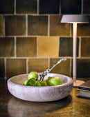 Osney Serving Bowl - Marble/Natural