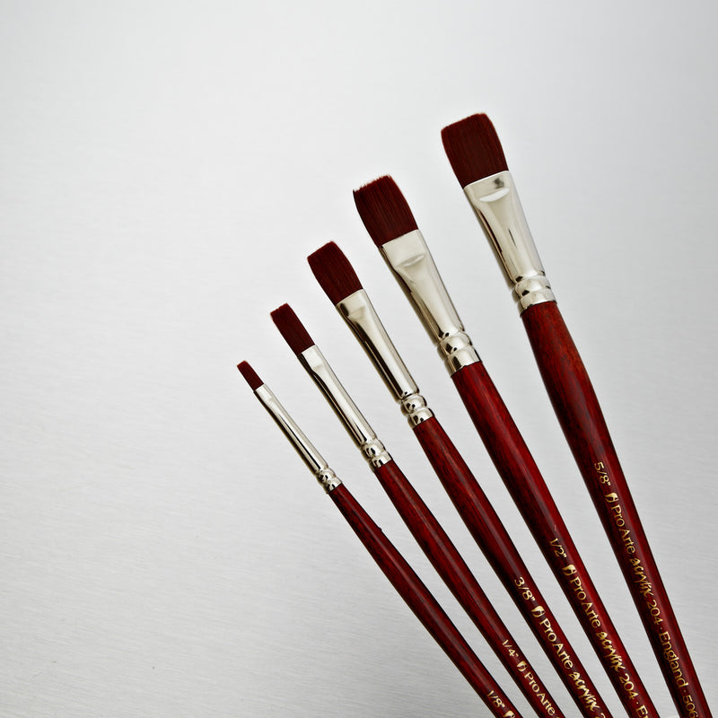Pro Arte Acrylix Flat Brushes (Series 204)