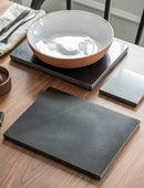 Placemats Set of 2 Black